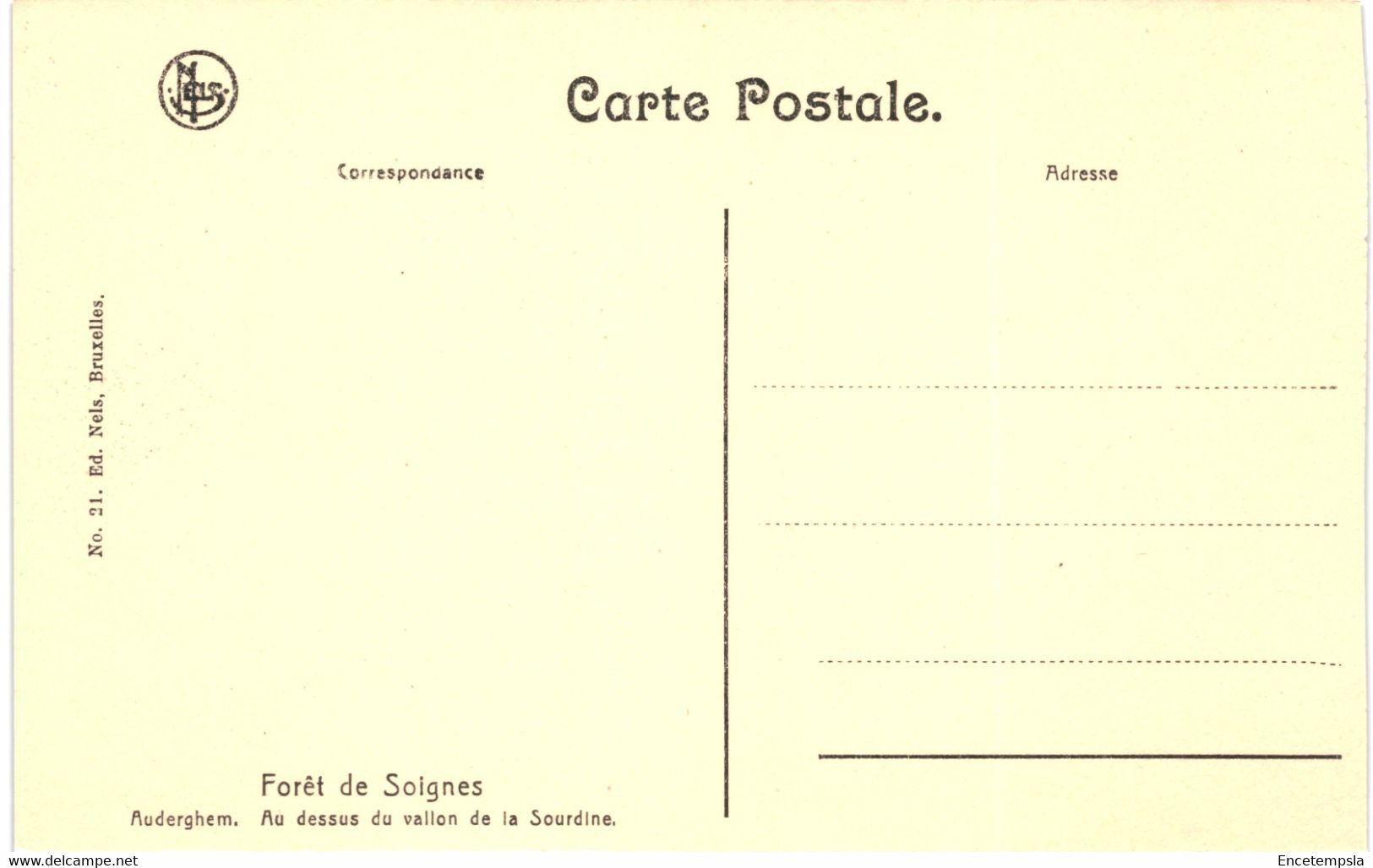 CPA - Carte Postale  Belgique-Bruxelles Auderghem Foret De Soignes Au Dessus Du Vallon De La Sourdine   VM52275 - Forêts, Parcs, Jardins