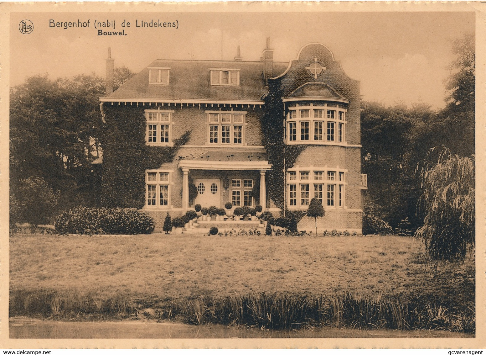 BOUWEL  BERGENHOF  NABIJ DE LINDEKENS        2 SCANS - Grobbendonk