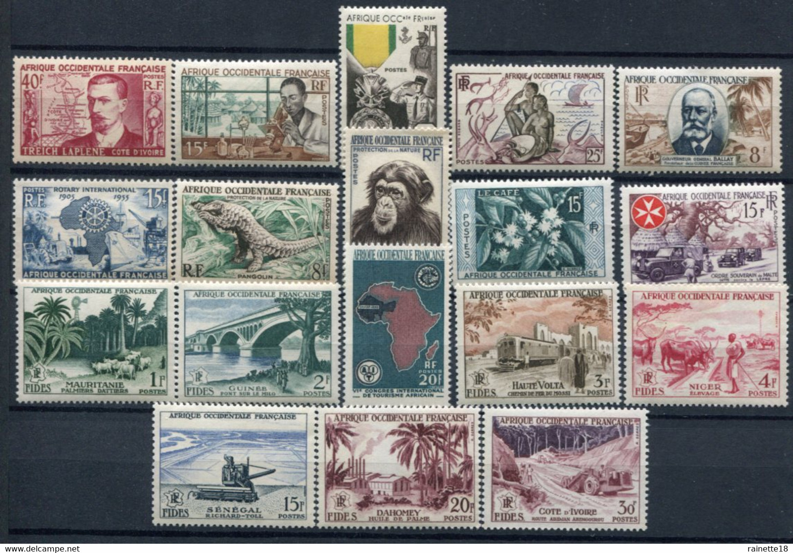 A.O.F                  Promo       46/63 ** - Unused Stamps