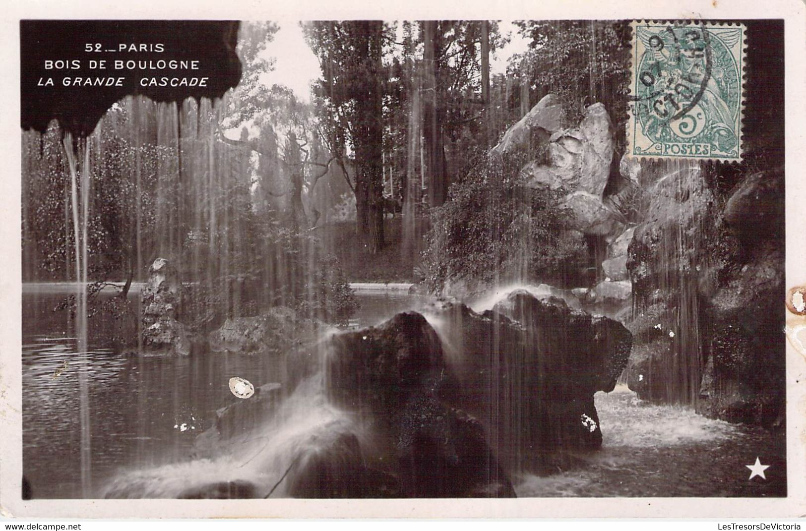 CPA - 75 - PARIS - Bois De Boulogne - La Grande Cascade - Eau - Forêt - Pierres - Parcs, Jardins