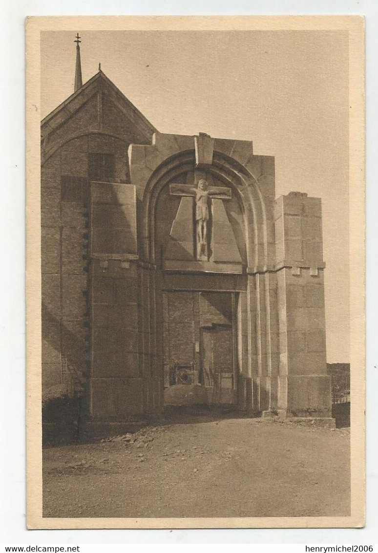 54 Nancy Porte D'entrée De L'église Sainte Thérèse De L'enfant Jésus Souvenir De La Mission 1914 Ed Photo Demontrond - Nancy