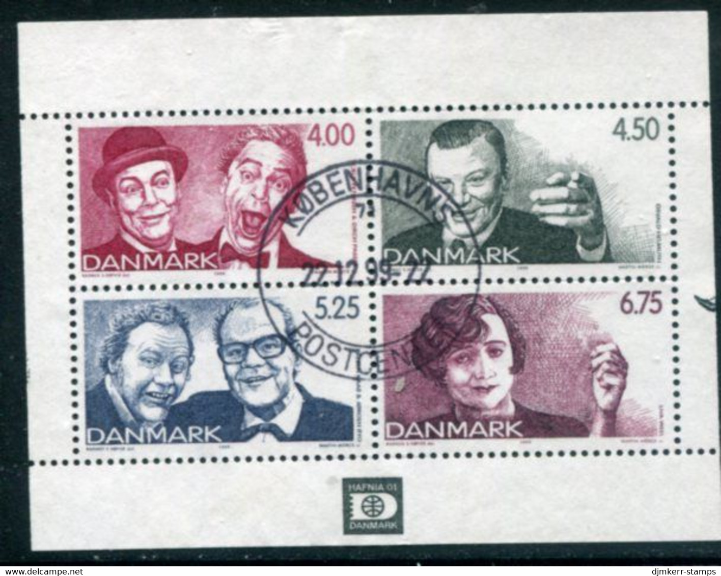 DENMARK 1999  Danish Revue Ex Booklet Used. Michel 1215-18 - Used Stamps
