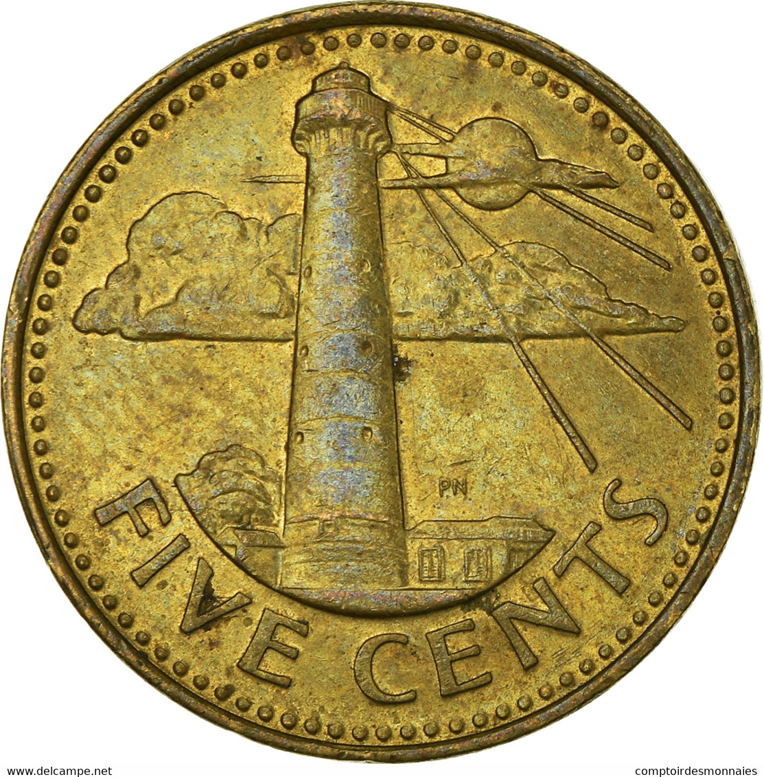 Monnaie, Barbade, 5 Cents, 2005 - Barbados