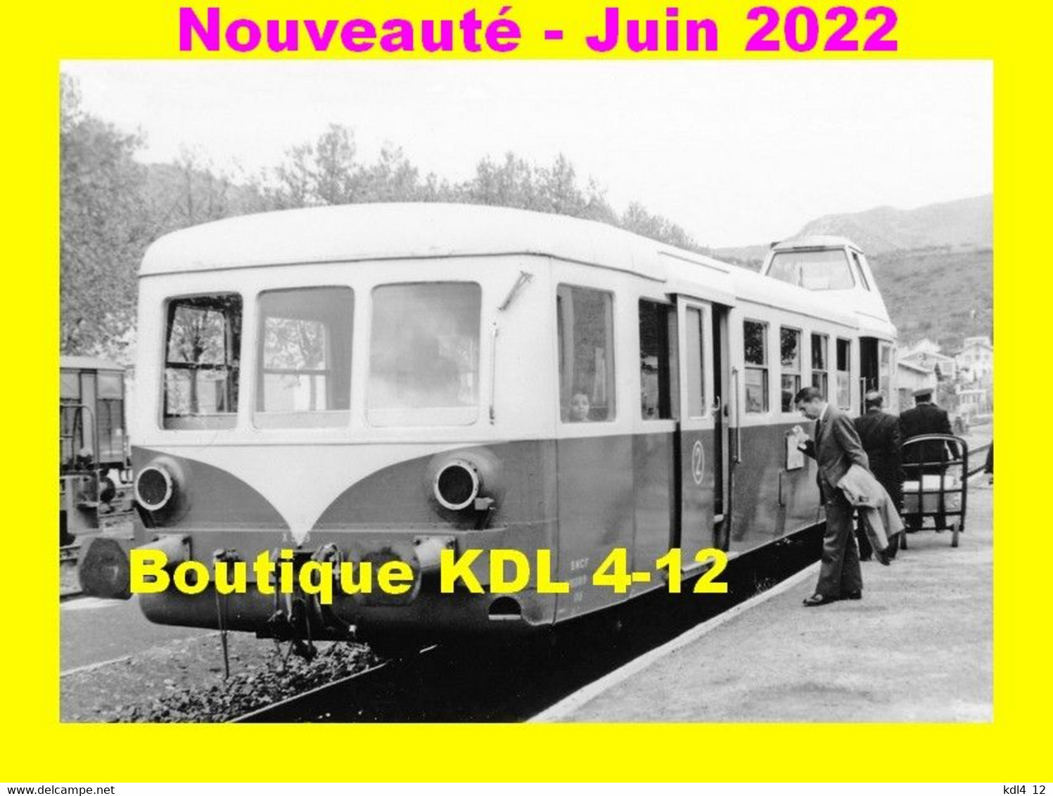 AL 827 Autorail 150 CV - QUILLAN - Aude - SNCF - Otros & Sin Clasificación