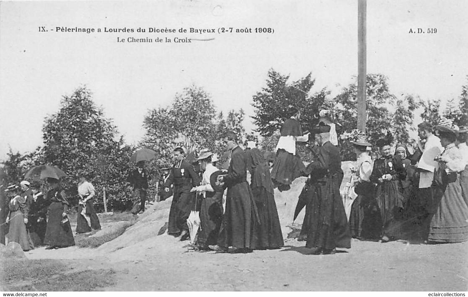 Bayeux        14         Pèlerinage A Lourdes Du Diocèse De Bayeux. Chemin De La Croix          (voir Scan) - Bayeux