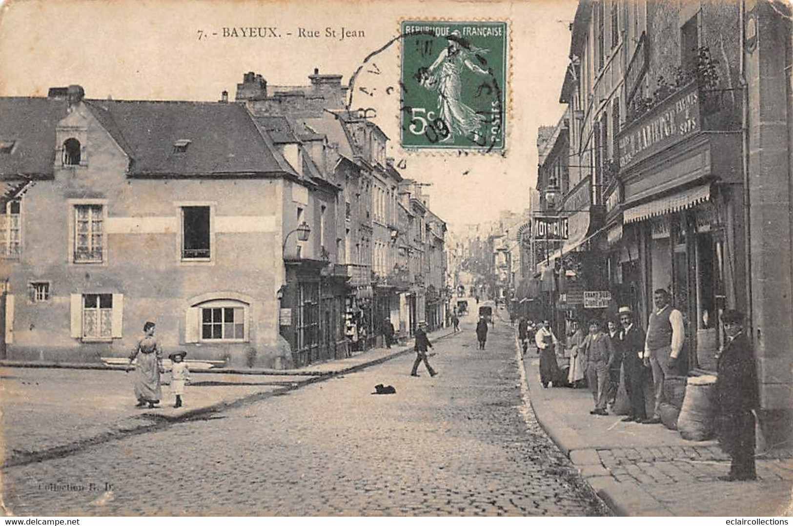 Bayeux        14         Rue  Saint Jean Commerces    (voir Scan) - Bayeux