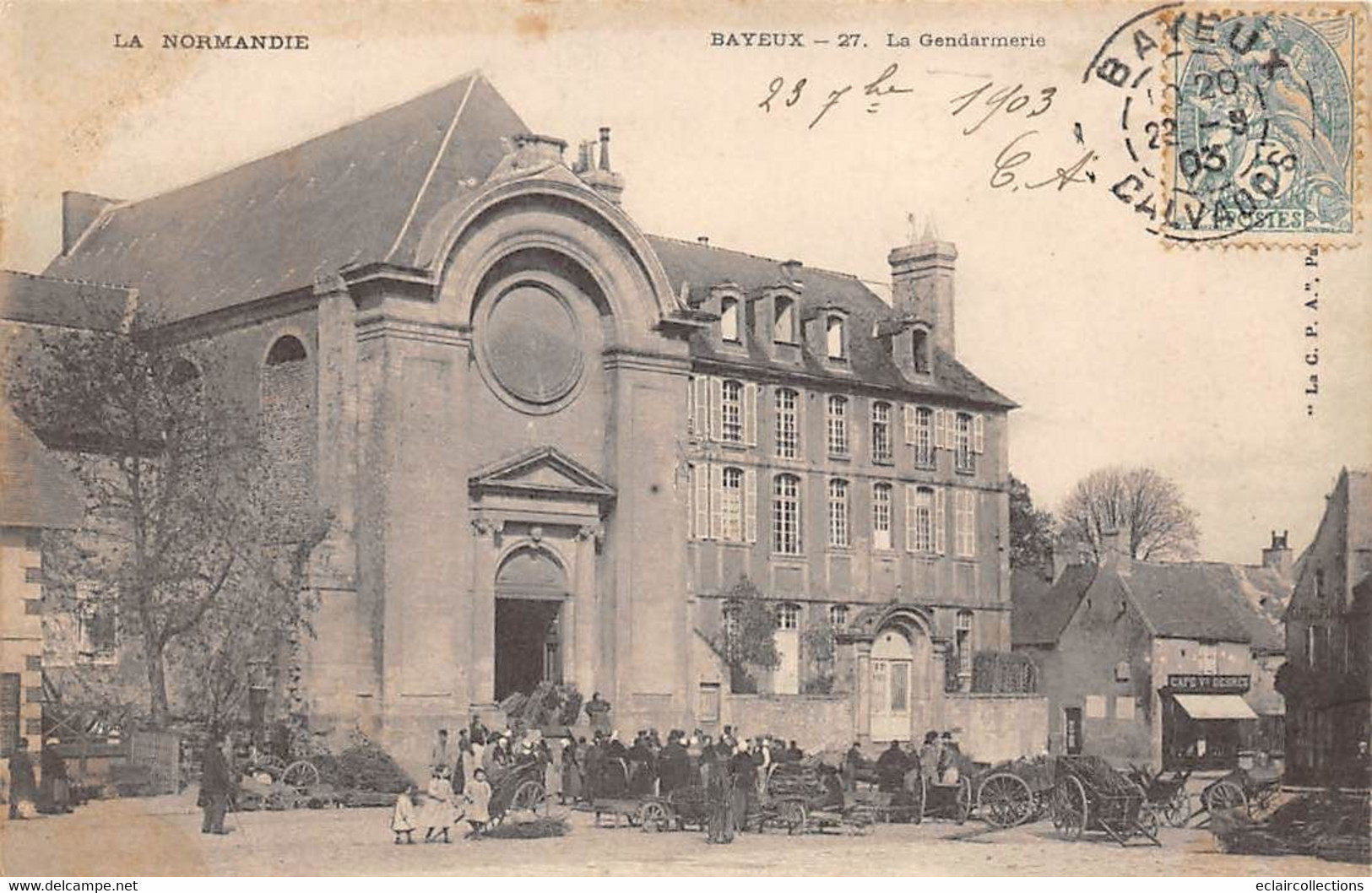 Bayeux        14      La Gendarmerie . Marché       (voir Scan) - Bayeux