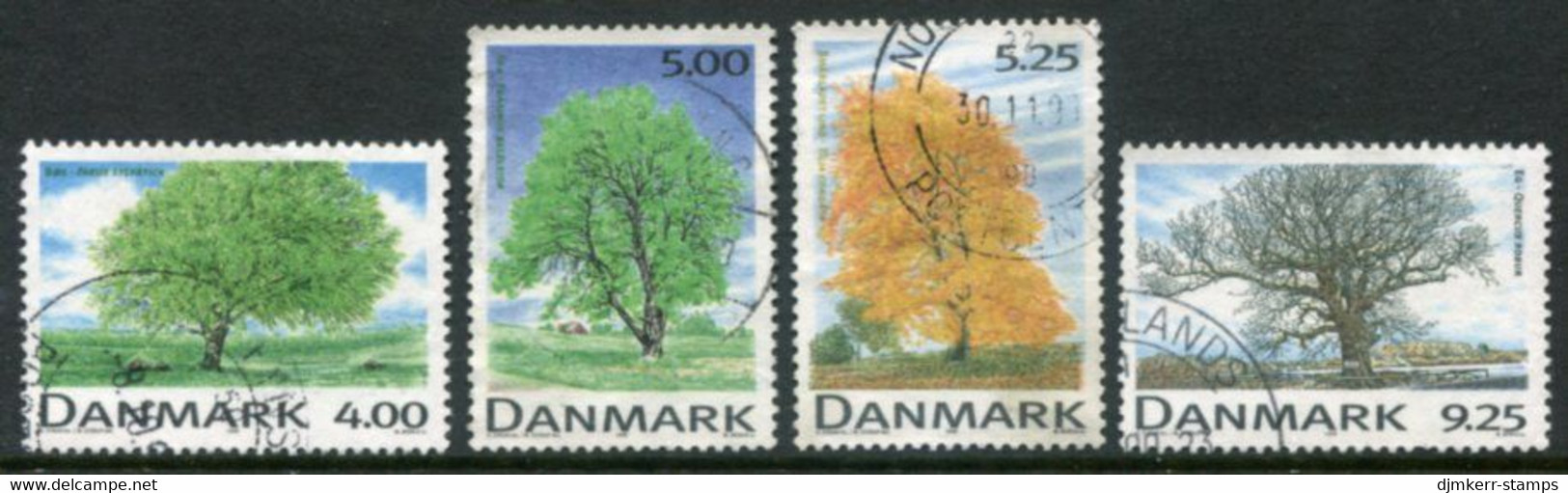 DENMARK 1999  Trees Used.  Michel 1199-1202 - Usado