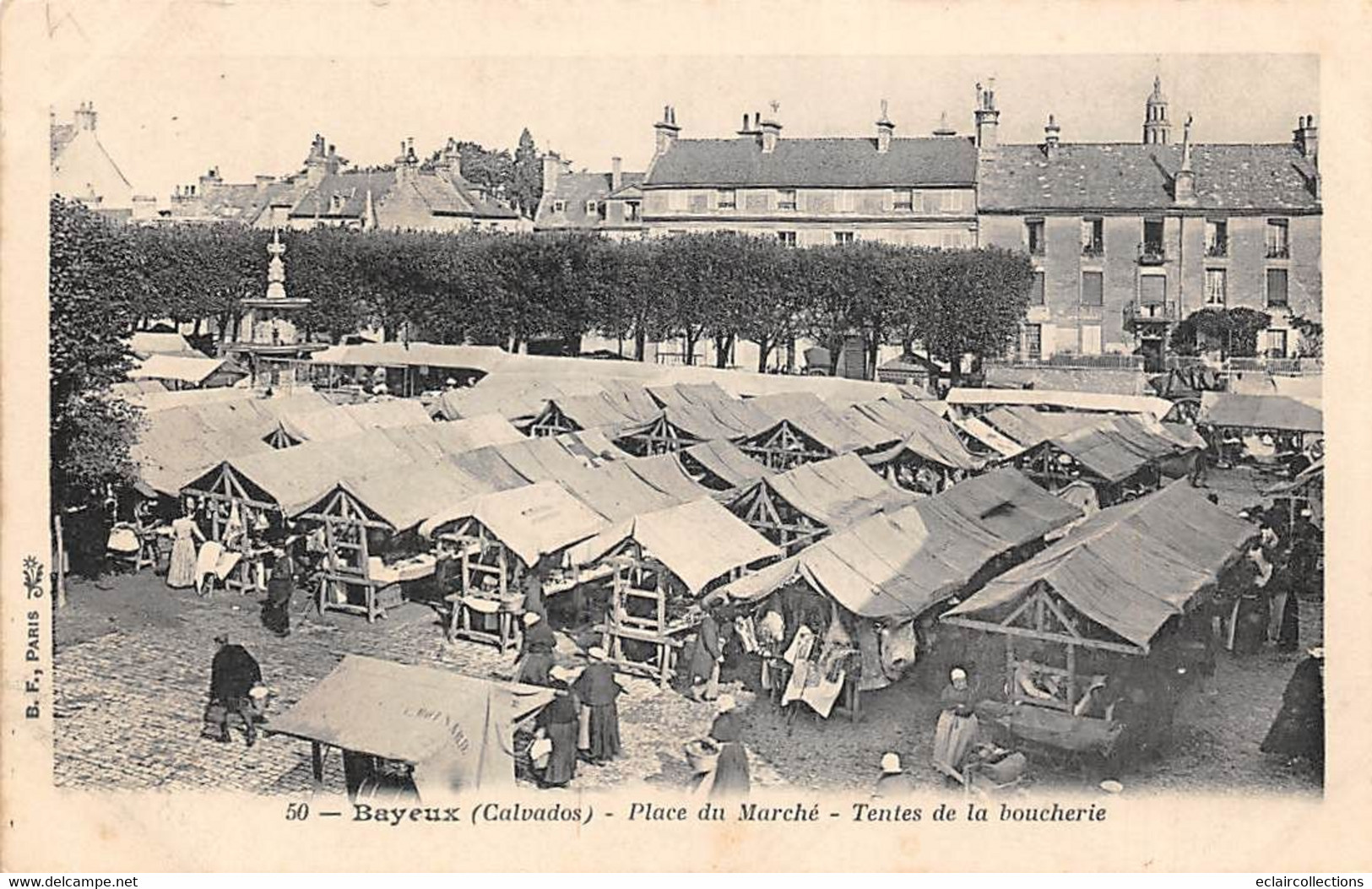 Bayeux        14         Place Du Marché. Tentes De La Boucherie         (voir Scan) - Bayeux