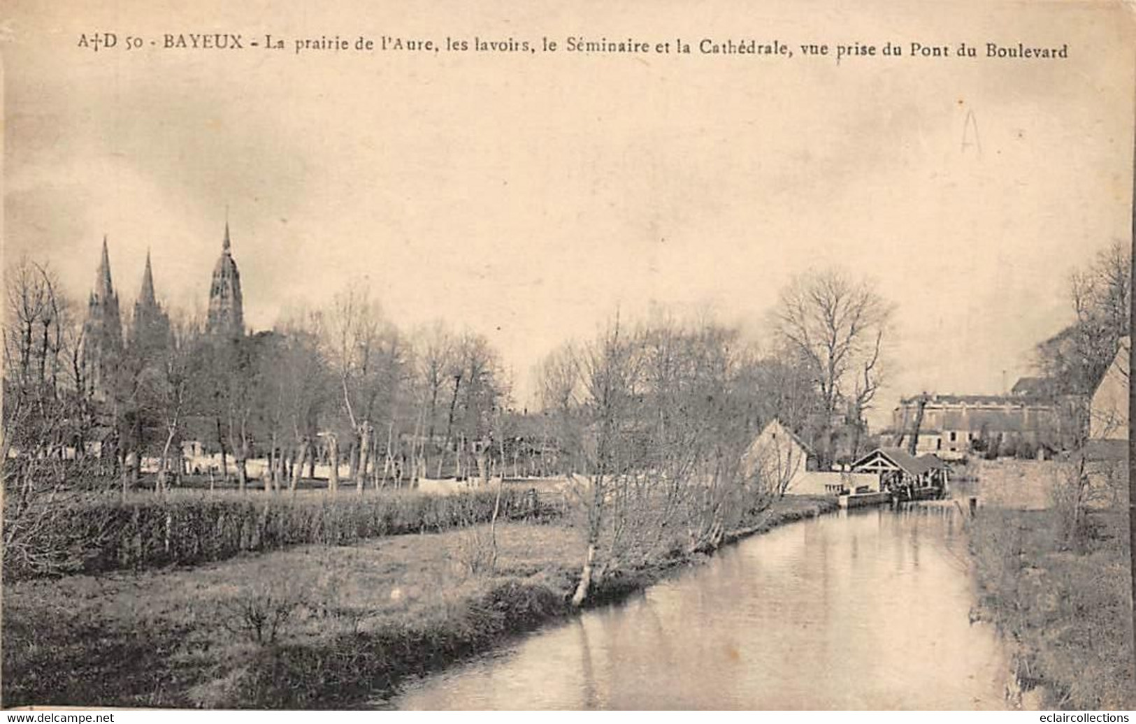 Bayeux        14       La Prairie De L'Aure.  Les Lavoirs      (voir Scan) - Bayeux