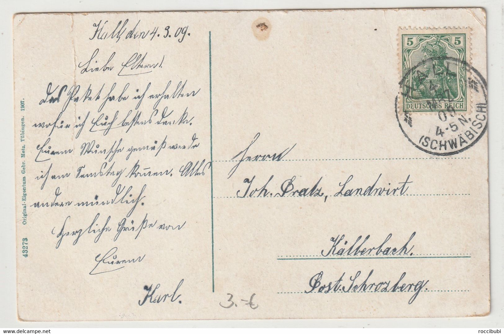 Schwäbisch Hall 1909, Baden-Württemberg - Schwaebisch Hall