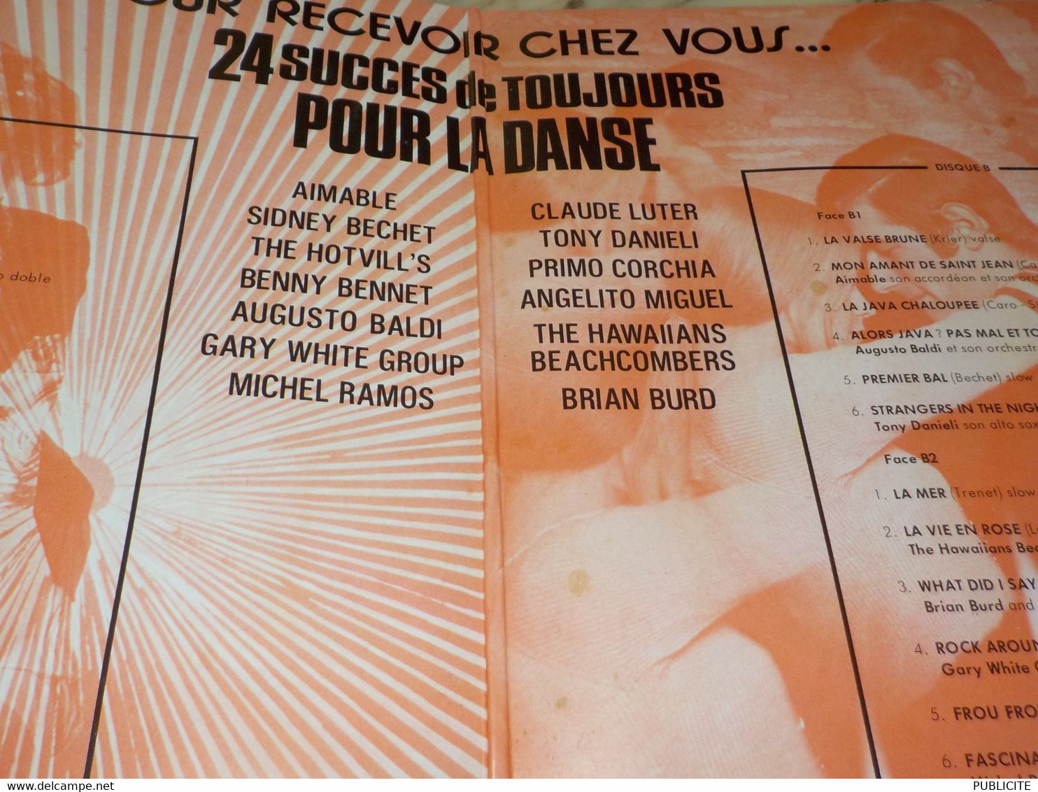 DISQUE 33 TOURS DOUBLE ALBUM 24 SUCCES POUR LA DANCE - Compilations