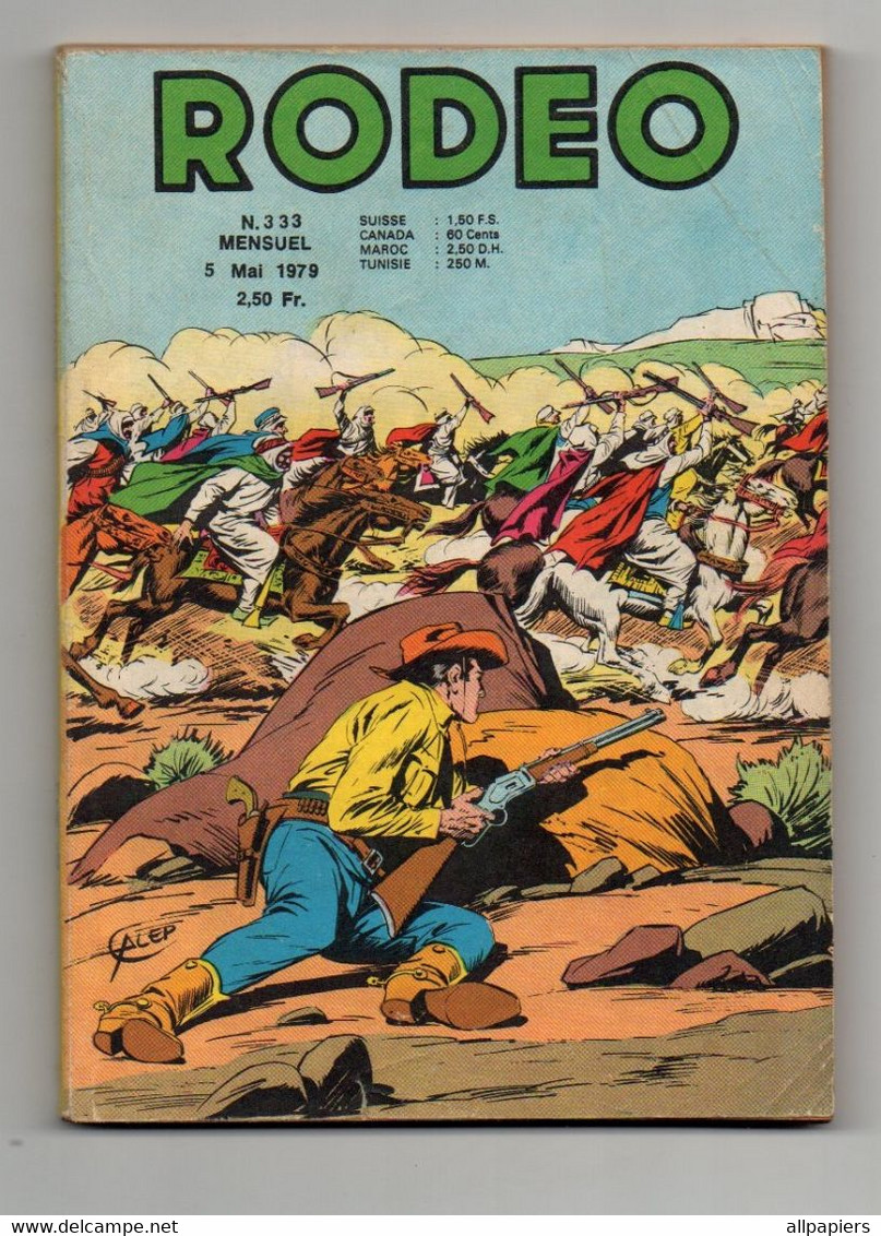 Rodeo N°333 Tex - Baby Bang - Le Pôle Sud - éditions LUG De 1979 - Rodeo