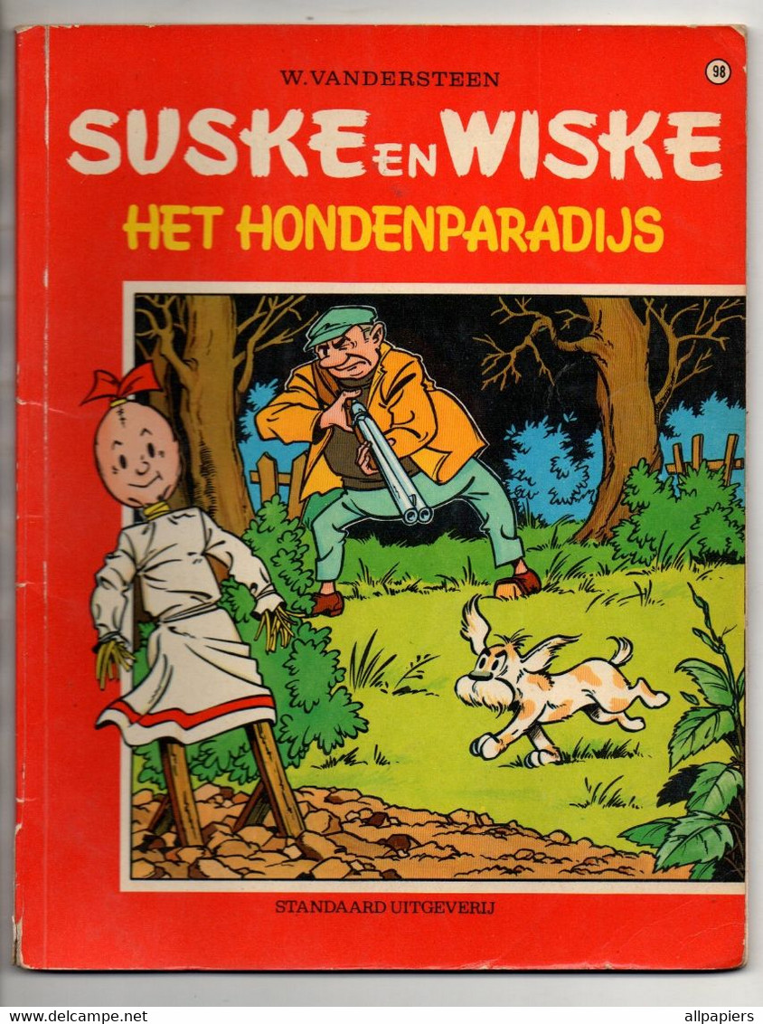 Suske En Wiske N°98 Het Hondenparadijs Par Vandersteen - Standaard Uitgeverij De 1971 - D/1971/0034/139 - 3/2/71 - Suske & Wiske