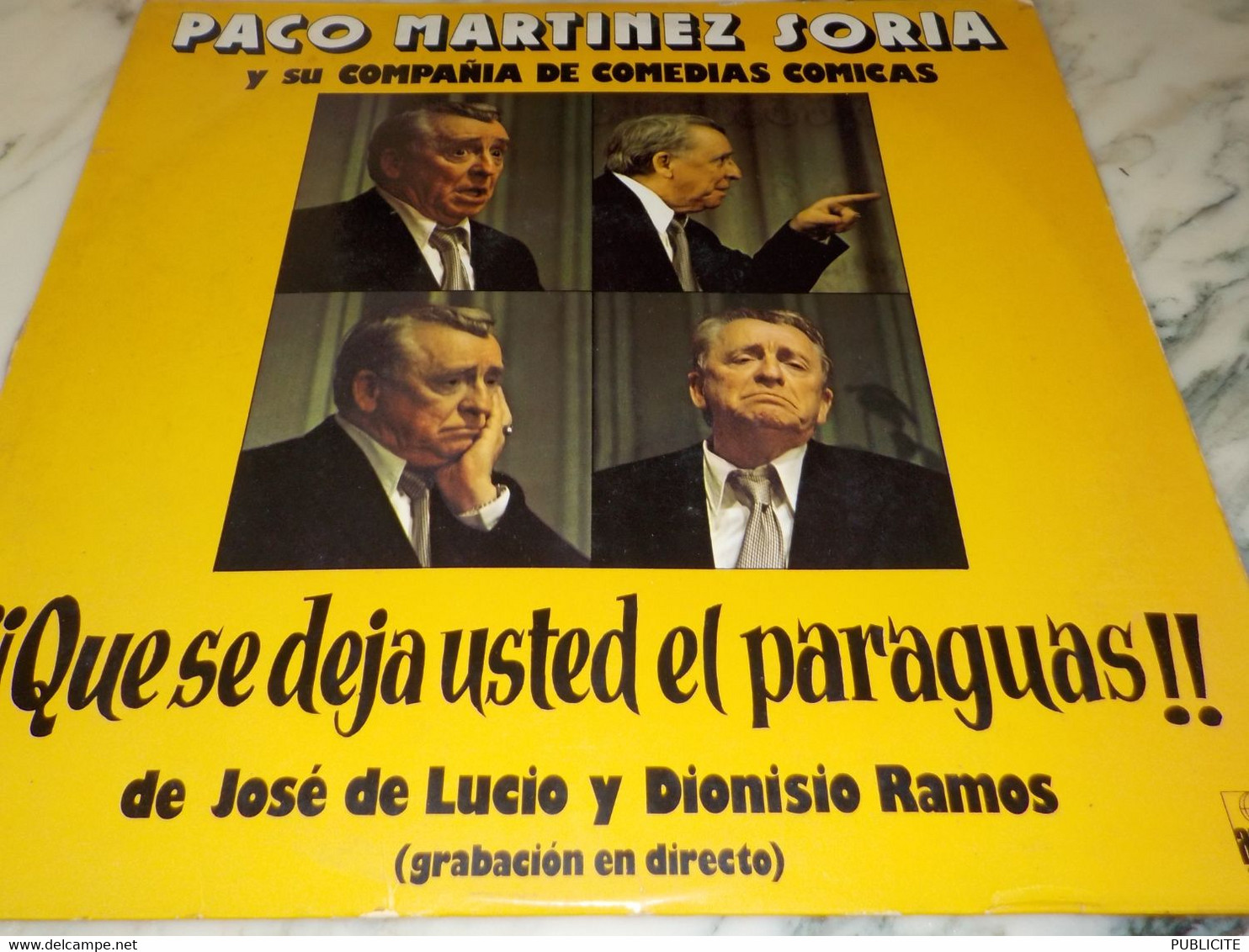 DISQUE 33 TOURS PACO MARTINEZ SORIA - Andere - Spaans