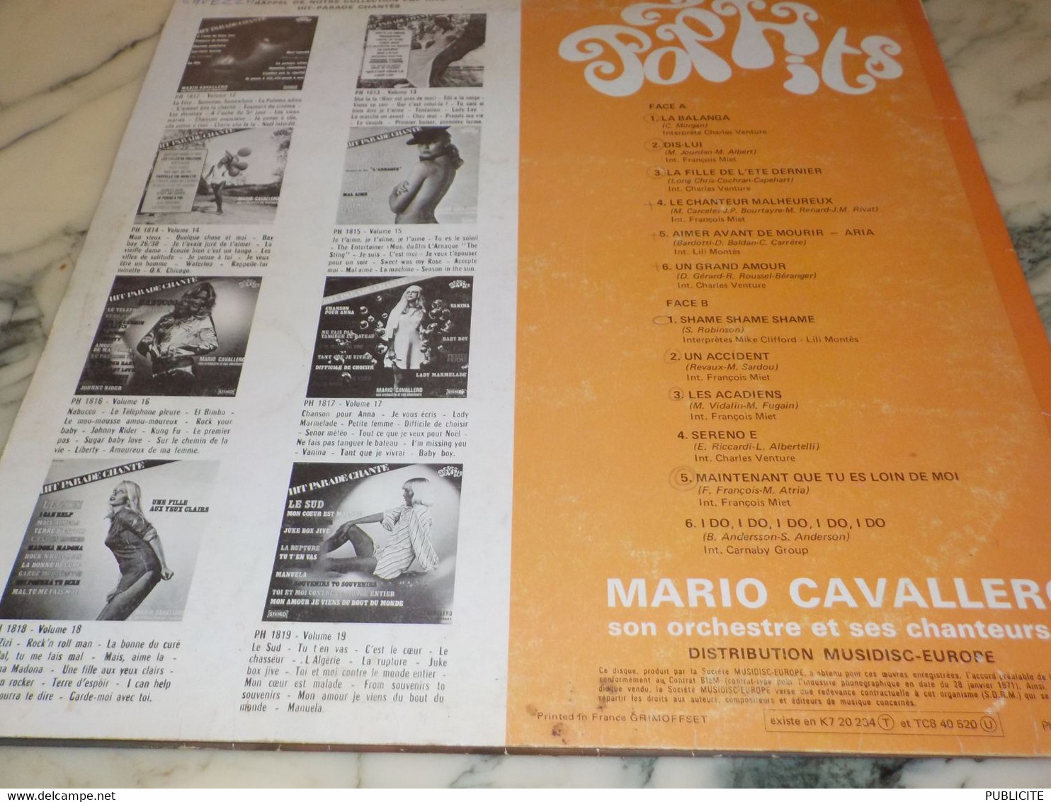 DISQUE 33 TOURS HIT PARADE CHANTE 1975 - Compilations