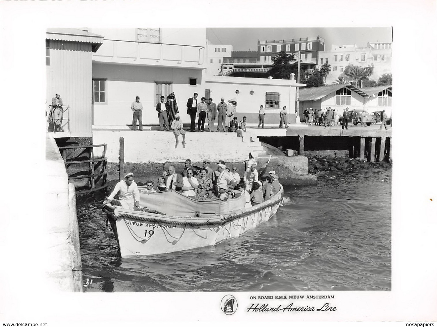 Holland America Line - On Board R.M.S. Neuw Amsterdam - Boats