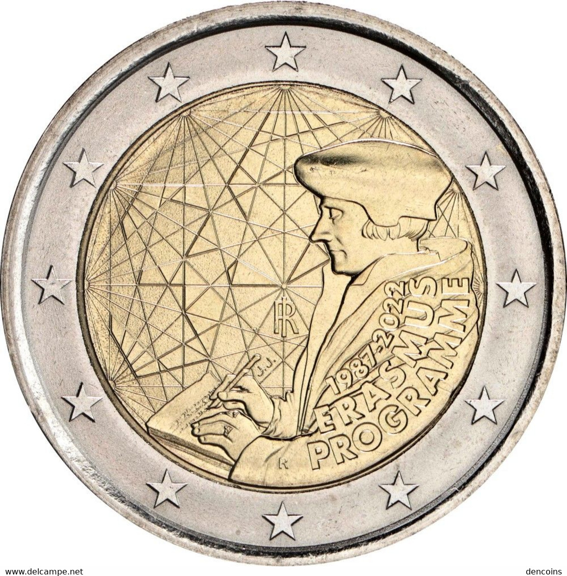 2 Euro ITALIA  2022  ERASMUS  ITALY  - NUEVA - SIN CIRCULAR - NEW 2€ - Italia