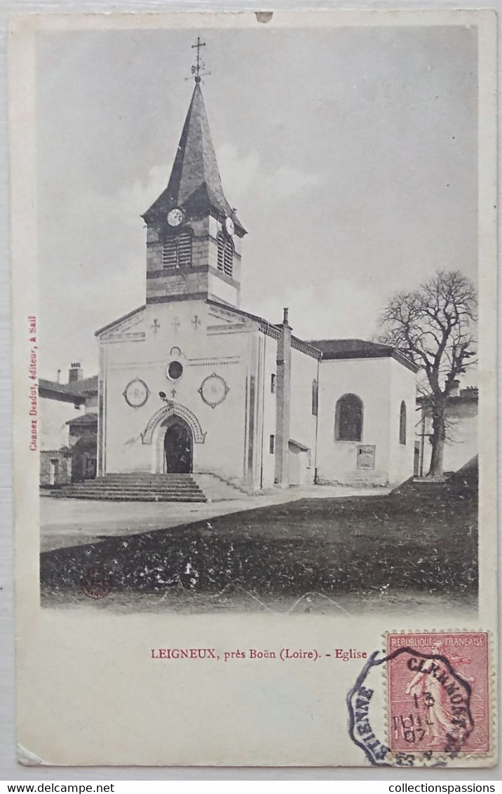 42 - LOIRE - Leigneux - L'église - - Andere & Zonder Classificatie