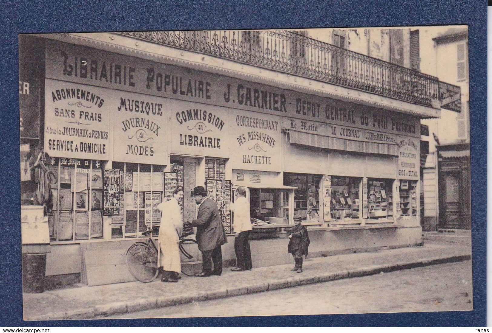 CPA [45] Loiret > Montargis Commerce Shop Devanture Magasin écrite Deltiology Cartes Postales - Montargis