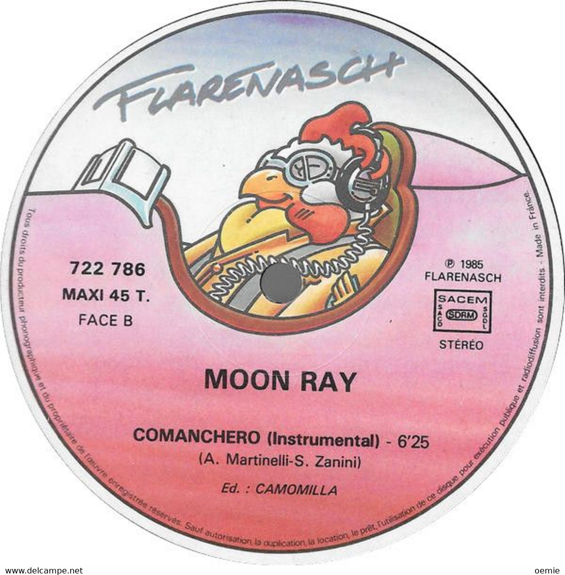 MOON RAY   °  COMANCHERO - 45 T - Maxi-Single