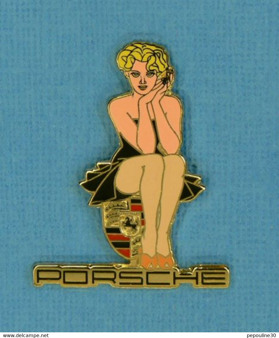 1 PIN'S //  ** PIN-UP / PORSCHE ** - Porsche