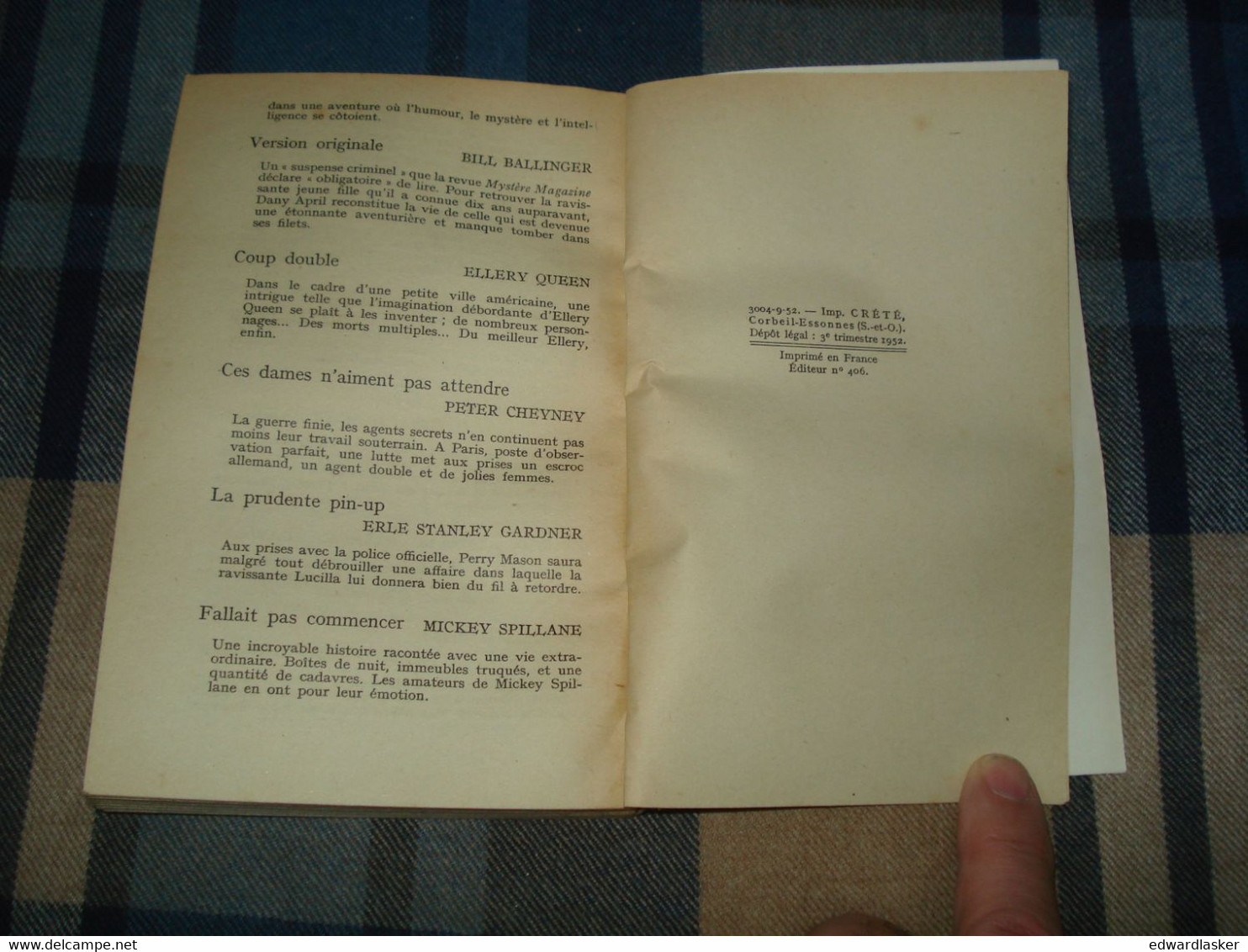 Un MYSTERE N°102 : SUCREZ-LES Au MIEL /Thurston SCOTT - Septembre 1952 - Presses De La Cité