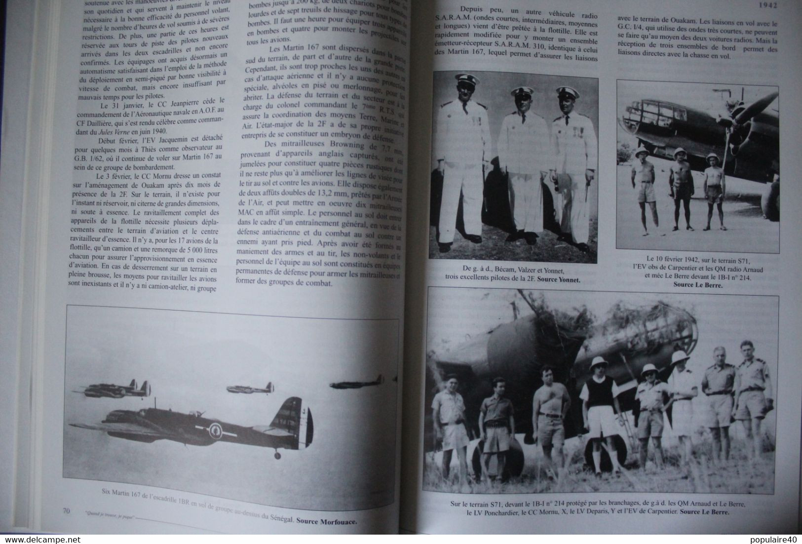 Quand Je Trouve Je Pique La Flottille 2F En Afrique 1940 1953 Philippe Bonnet Aviation 2003 RARE - Français