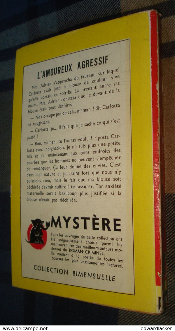 Un MYSTERE N°113 : AMOUREUX AGRESSIF /Erle Stanley GARDNER - Janvier 1953 - Presses De La Cité