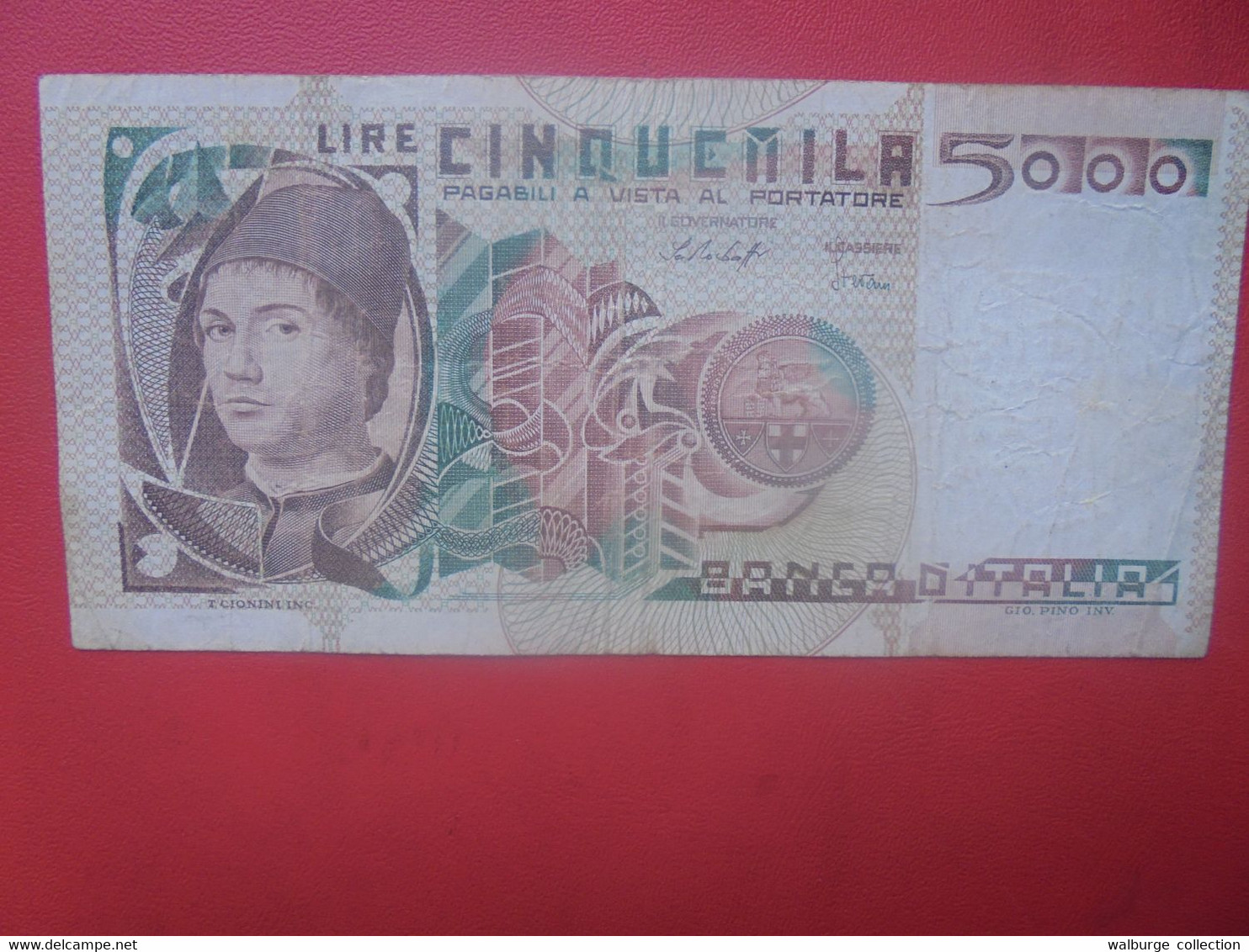 ITALIE 5000 LIRE 1979 Signature A Circuler (L.6) - 5000 Liras