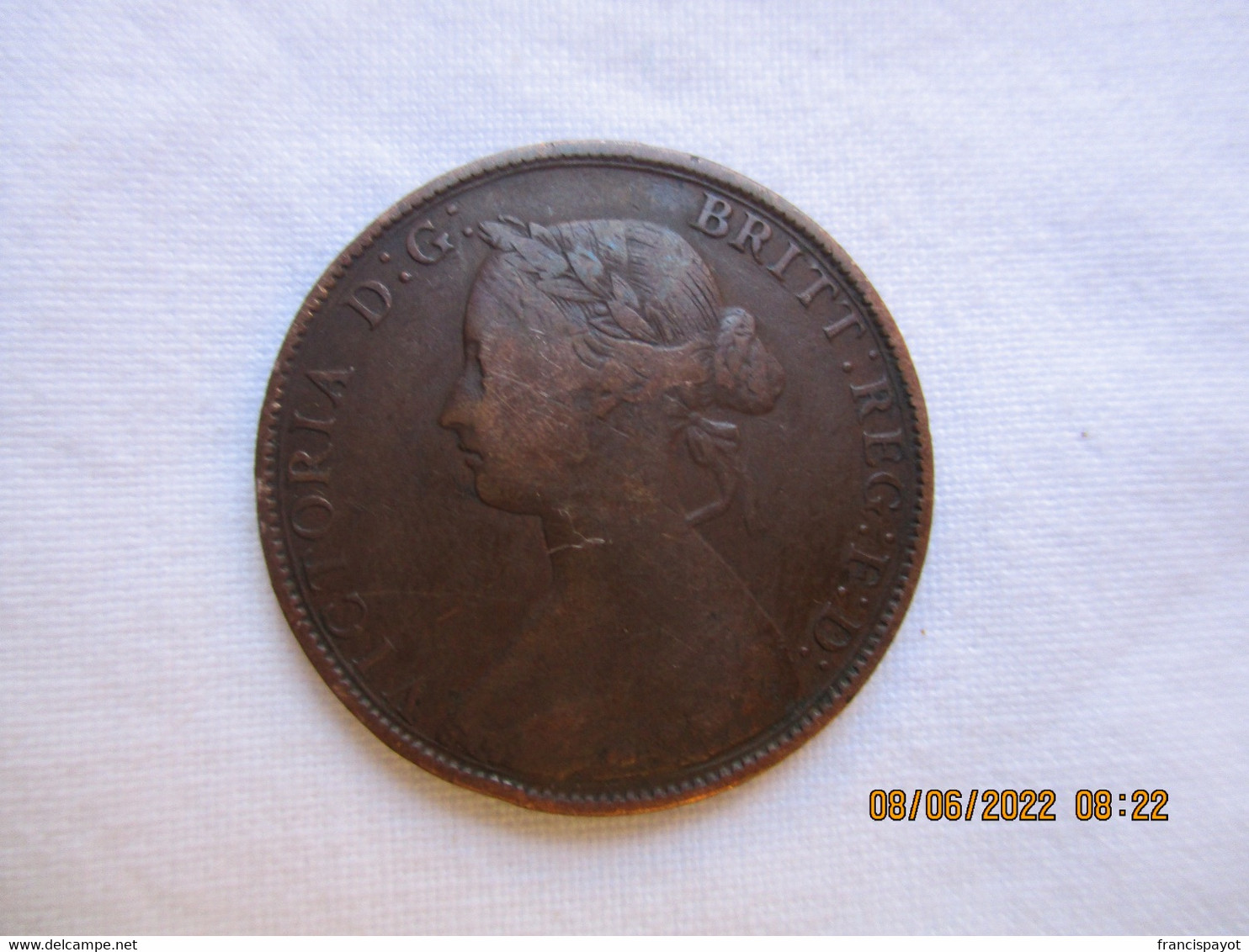 GB Half Penny 1862 - C. 1/2 Penny