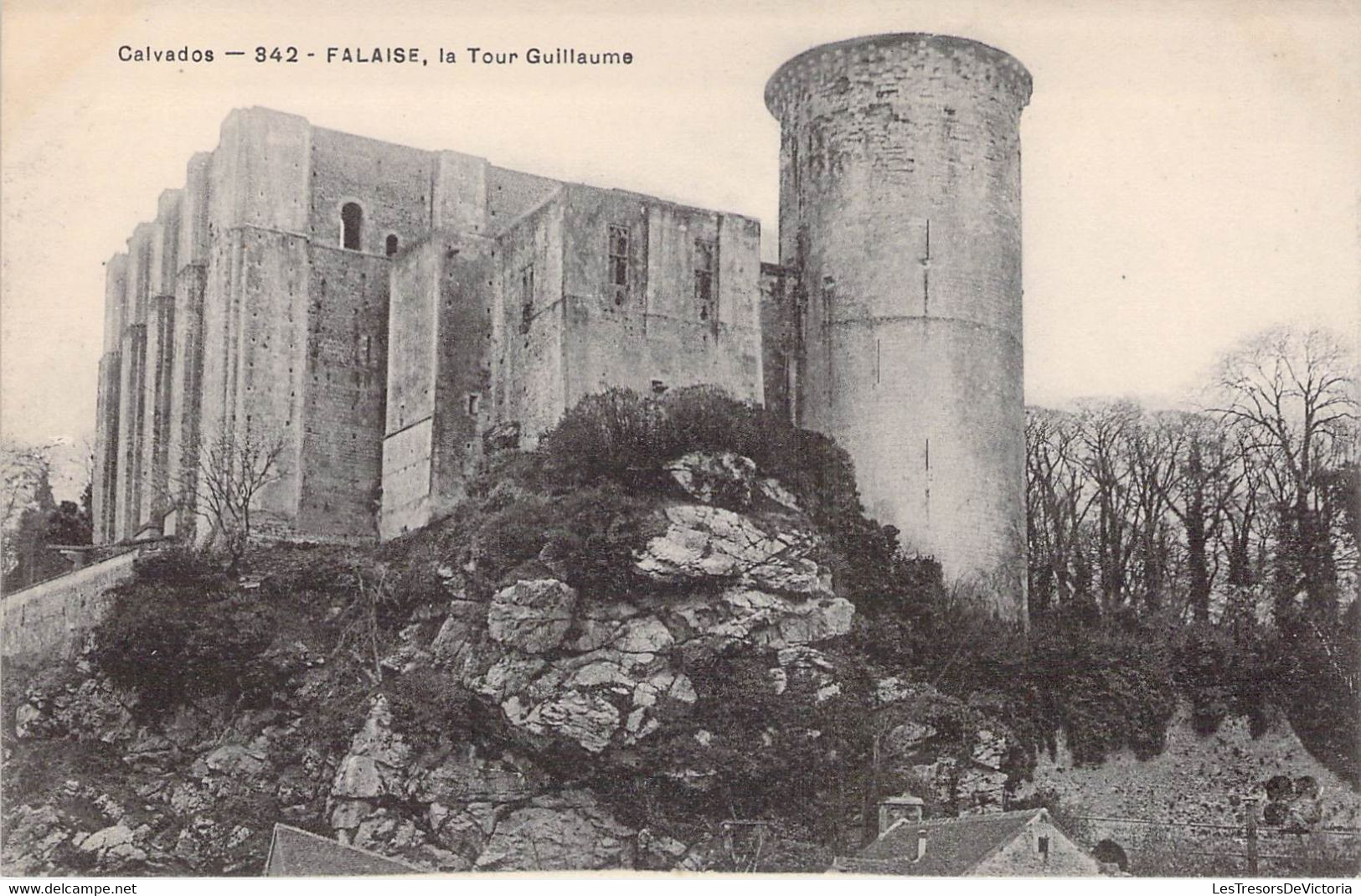 CPA - 14 - FALAISE - La Tour Guillaume - Château - Rocher - - Falaise