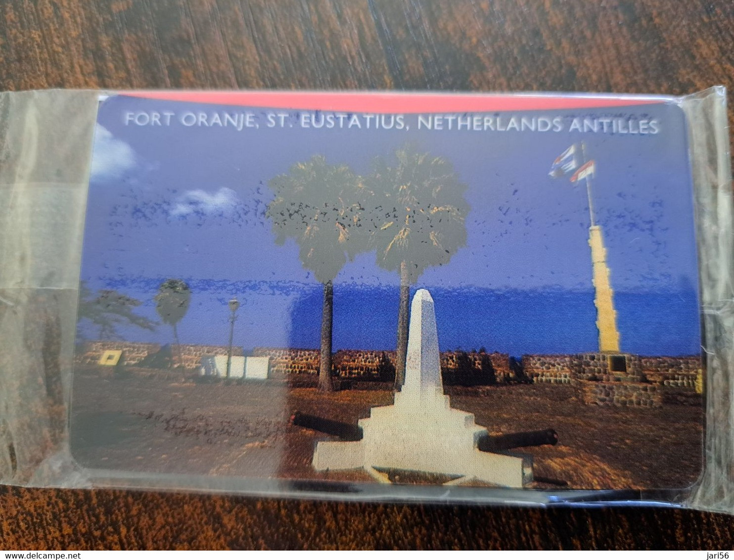 ST EUSTATIUS   $5,- PREPAID ANTELECOM  FORT ORANJE ST EUSTATIUS  MINT IN WRAPPER  **10449** - Antillen (Nederlands)