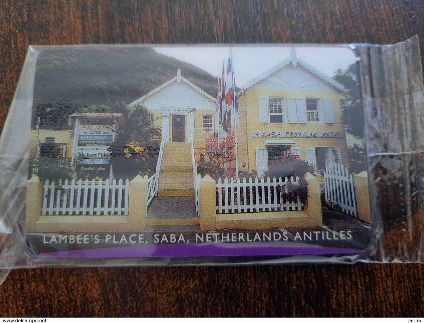 SABA  $10,- PREPAID ANTELECOM  LAMBEES PLACE  MINT IN WRAPPER  **10450 ** - Antilles (Netherlands)