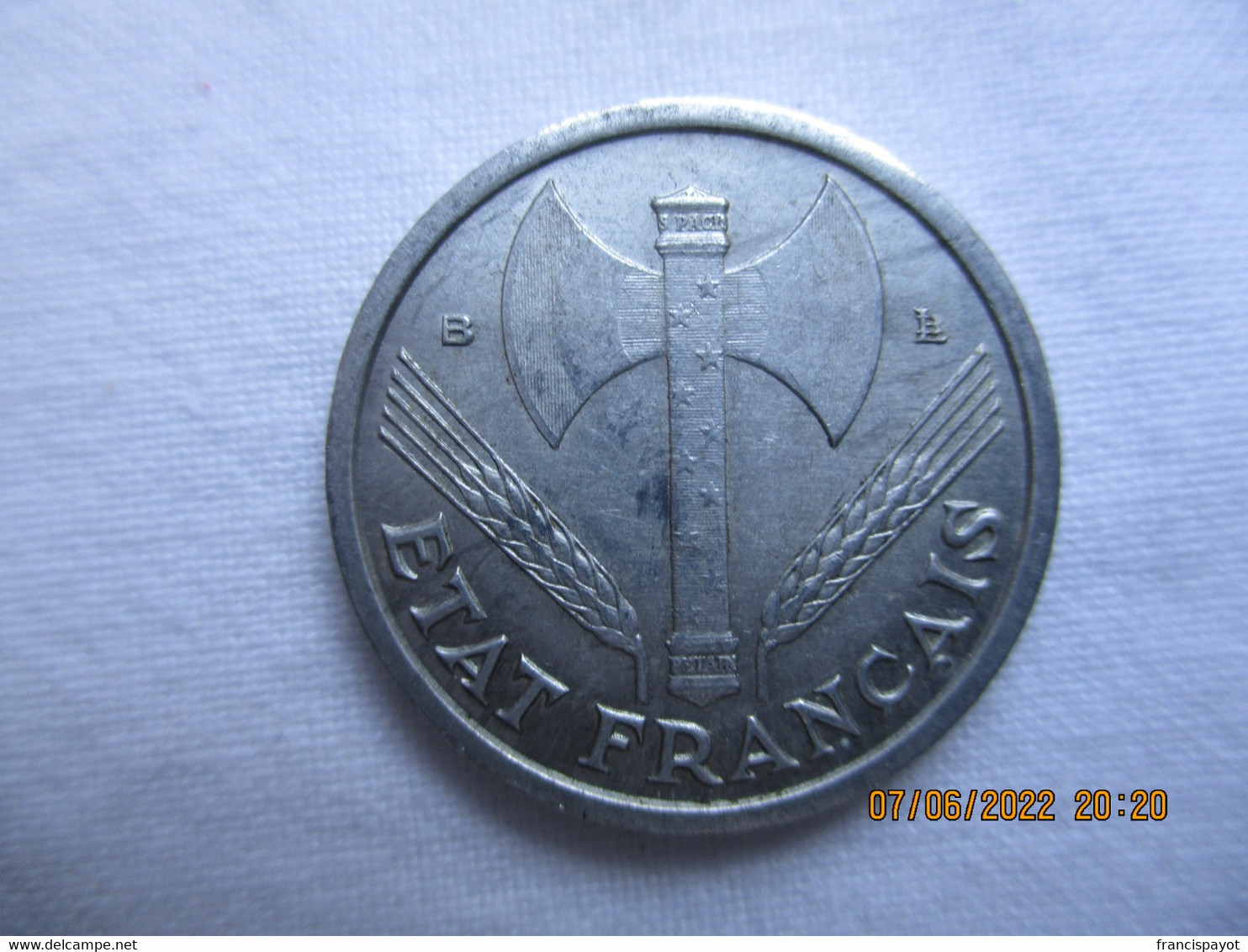 France 1 Franc 1944 B - 1 Franc
