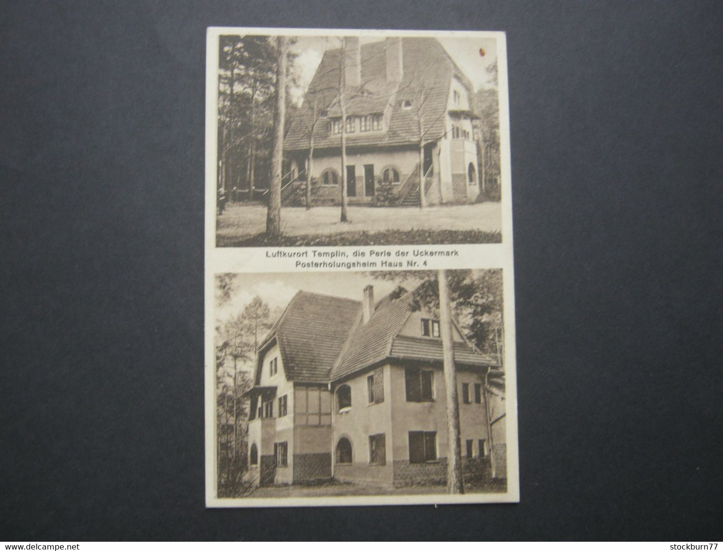 TEMPLIN , Posterholungsheim, Seltene Karte Um 1931 - Templin