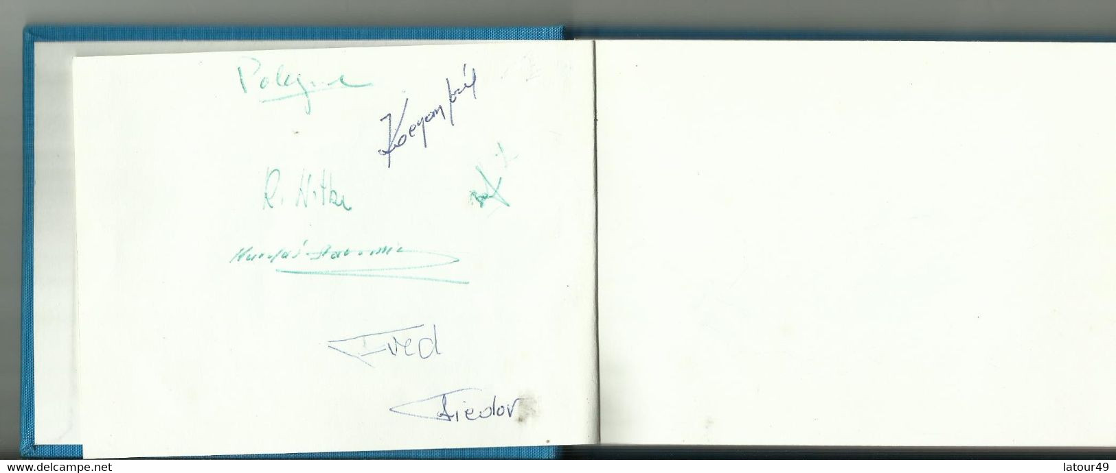 Jeux Olympique Grenoble1968  Autographes Pologne.jozet Kocjan Crwin Fredor Etc. Norvege Bjorn Wirkola Porte Drapeau Etc - Authographs