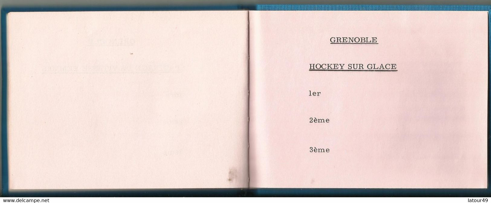 jeux olympique grenoble1968  autographes pologne.jozet kocjan crwin fredor etc. norvege bjorn wirkola porte drapeau etc