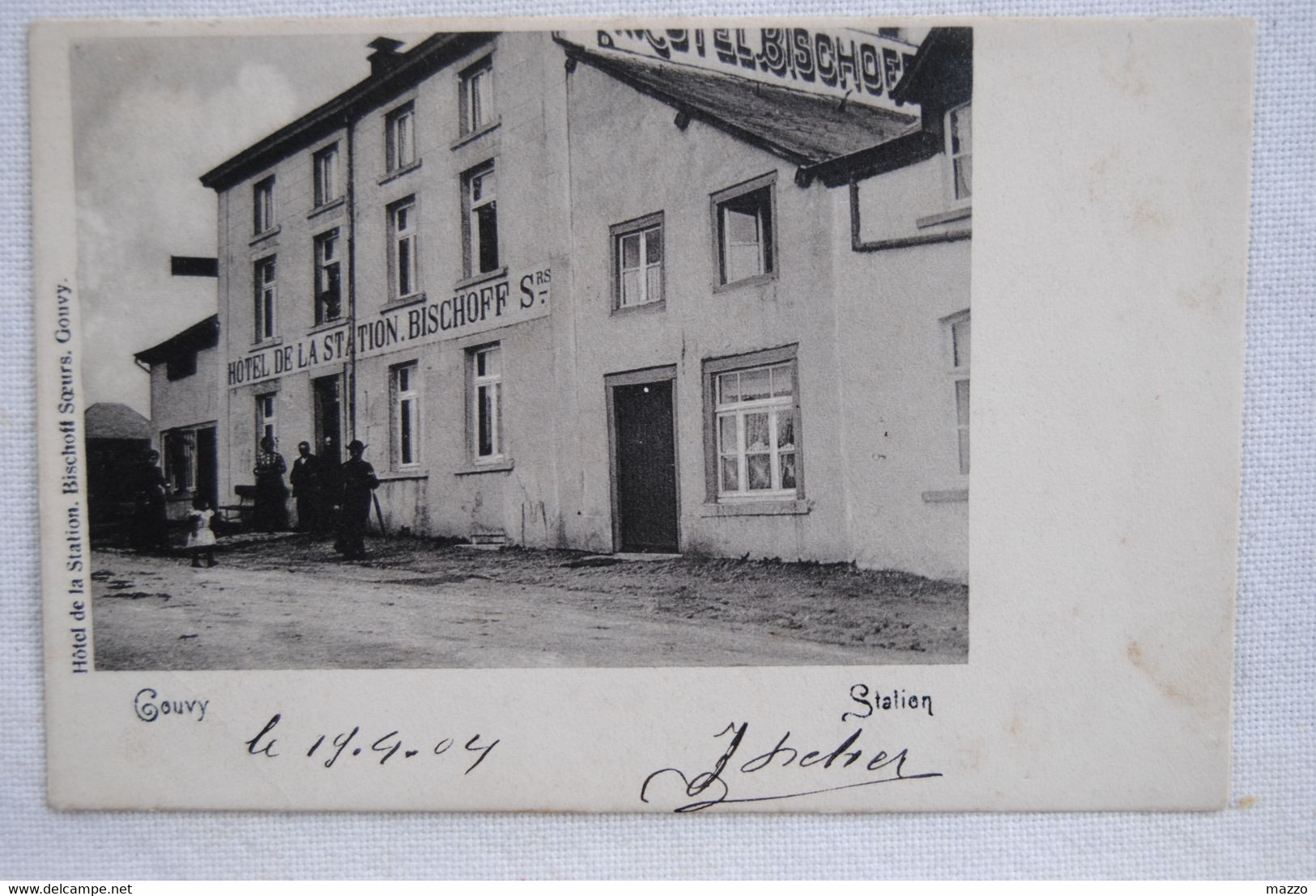 113/GOUVY - Station -Hôtel De La Station BISCHOFF Soeurs (1904) - Gouvy