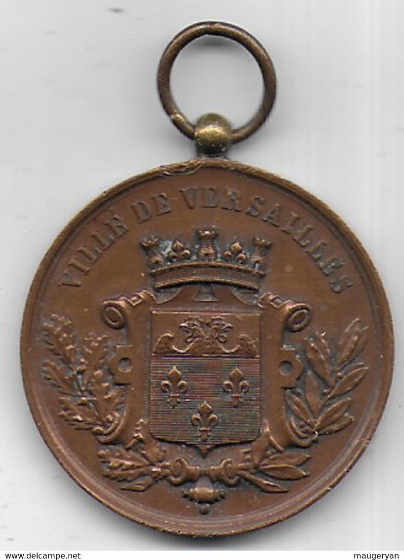 Médaille  Ville De VERSAILLES  - Société De Gymnastique Et D' Instruction Militaire - Professionnels / De Société