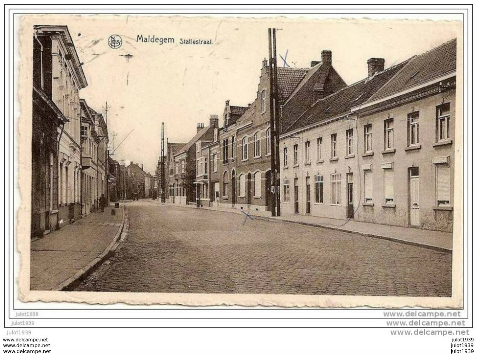 MALDEGEM ..-- Statiestraat . 1964 Vers MARNAY ( Fam. BELLIARD ) . Voir Verso . - Maldegem