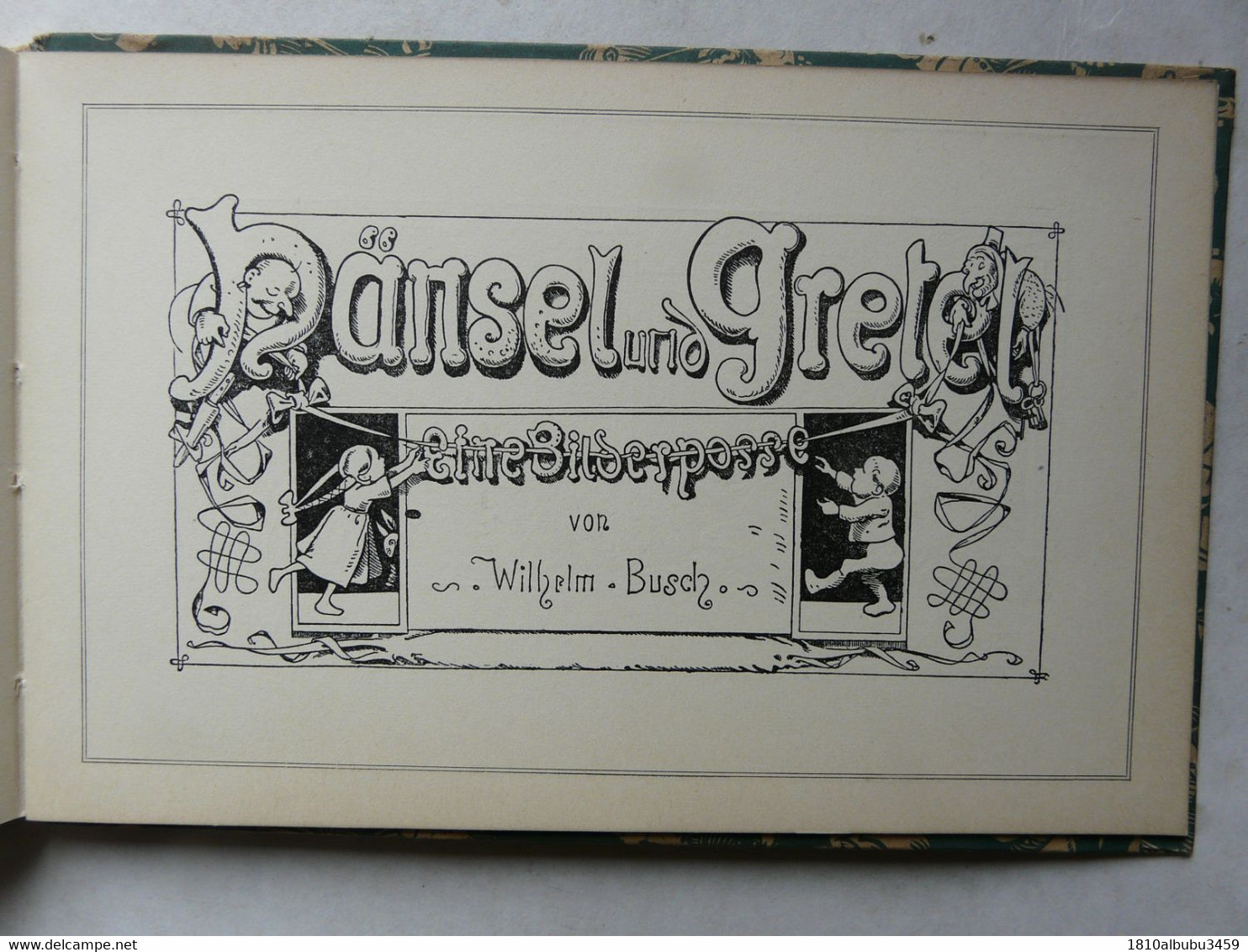 RARE - BANDE DESSINEE de WILHELM BUSCH