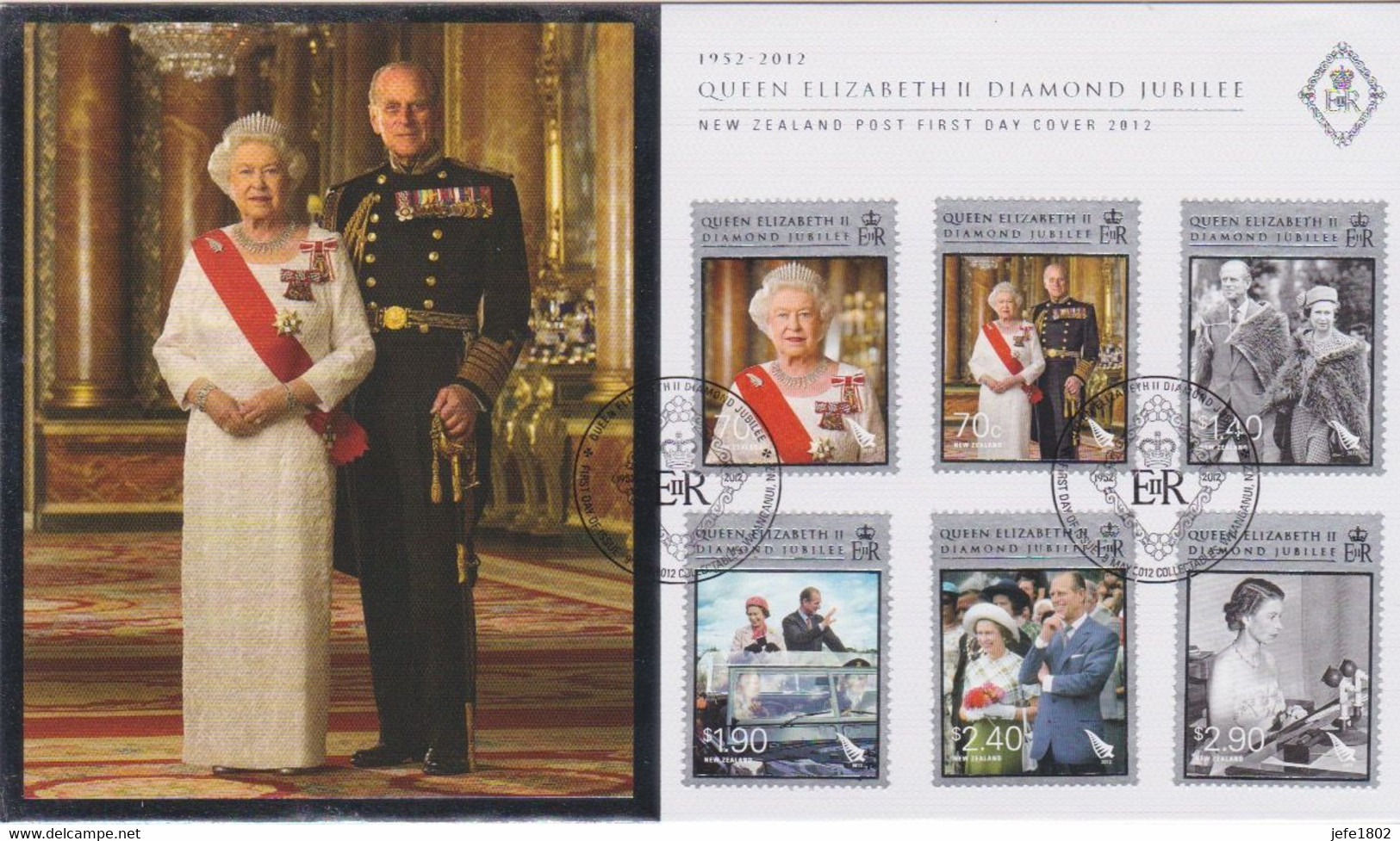Queen Elizabeth II Diamond Jubilee 1952-2012 - Covers & Documents