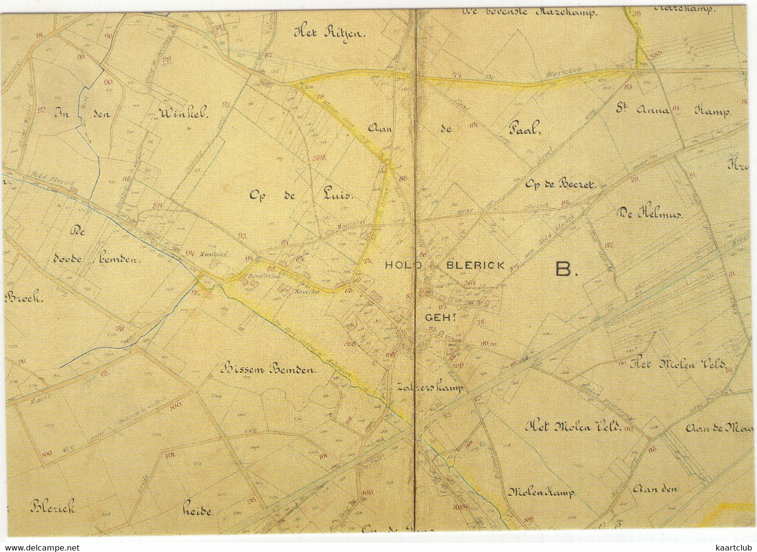 Staat Der Openbare Wegen En Voetpaden Van Maasbree - Schets - 1897  - (Uitg. Gemeentearchief Venlo) - Venlo