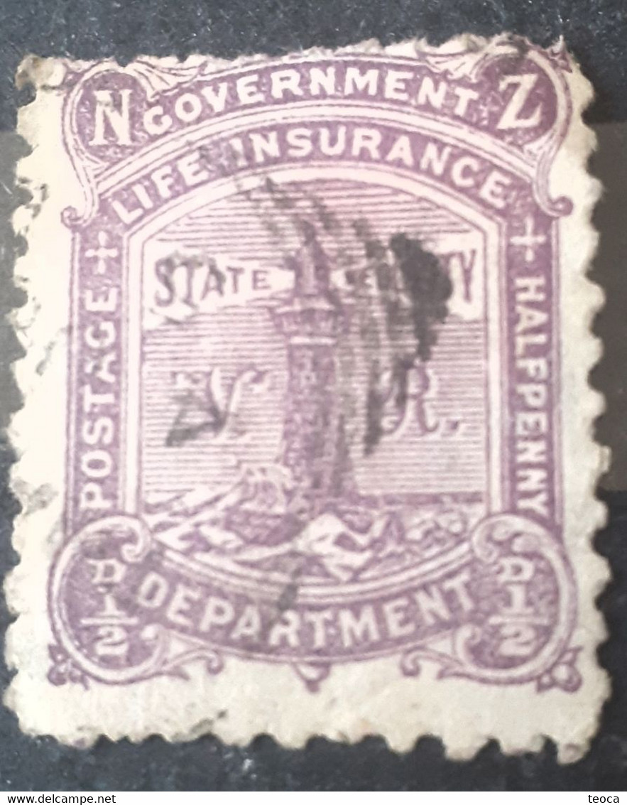 Rare Stamps 1891 Government Departament Postage Halfpenny  ,New Zealand 1891 Lighthouse - Otros & Sin Clasificación