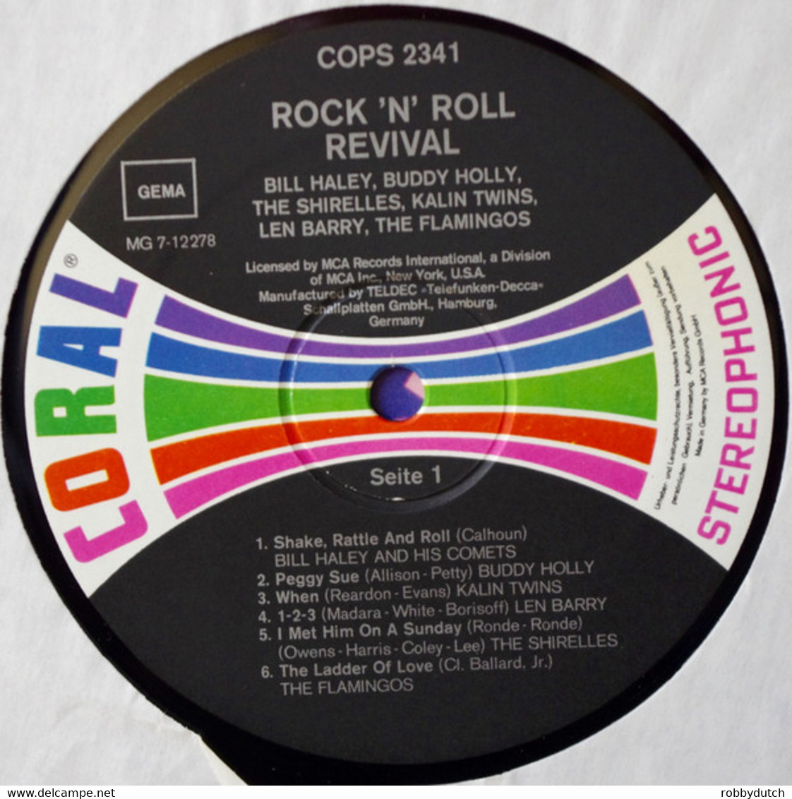 * LP *  ROCK 'N ROLL REVIVAL - BUDDY HOLLY / BILL HALEY / SHIRELLES / KALIN TWINS A.o. - Compilations