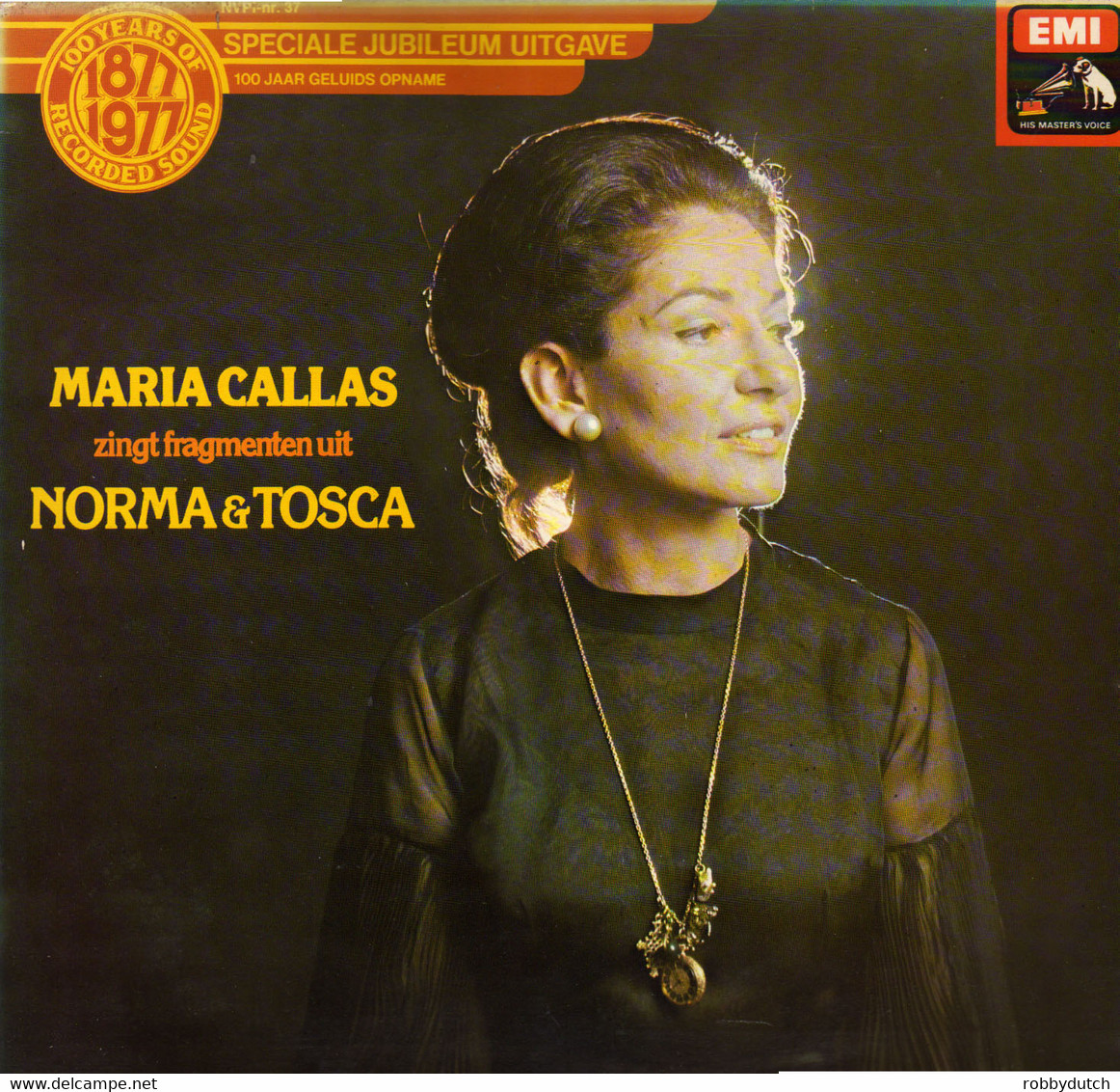 * LP *  MARIA CALLAS Zingt Fragmenten Uit NORMA & TOSCA - Oper & Operette