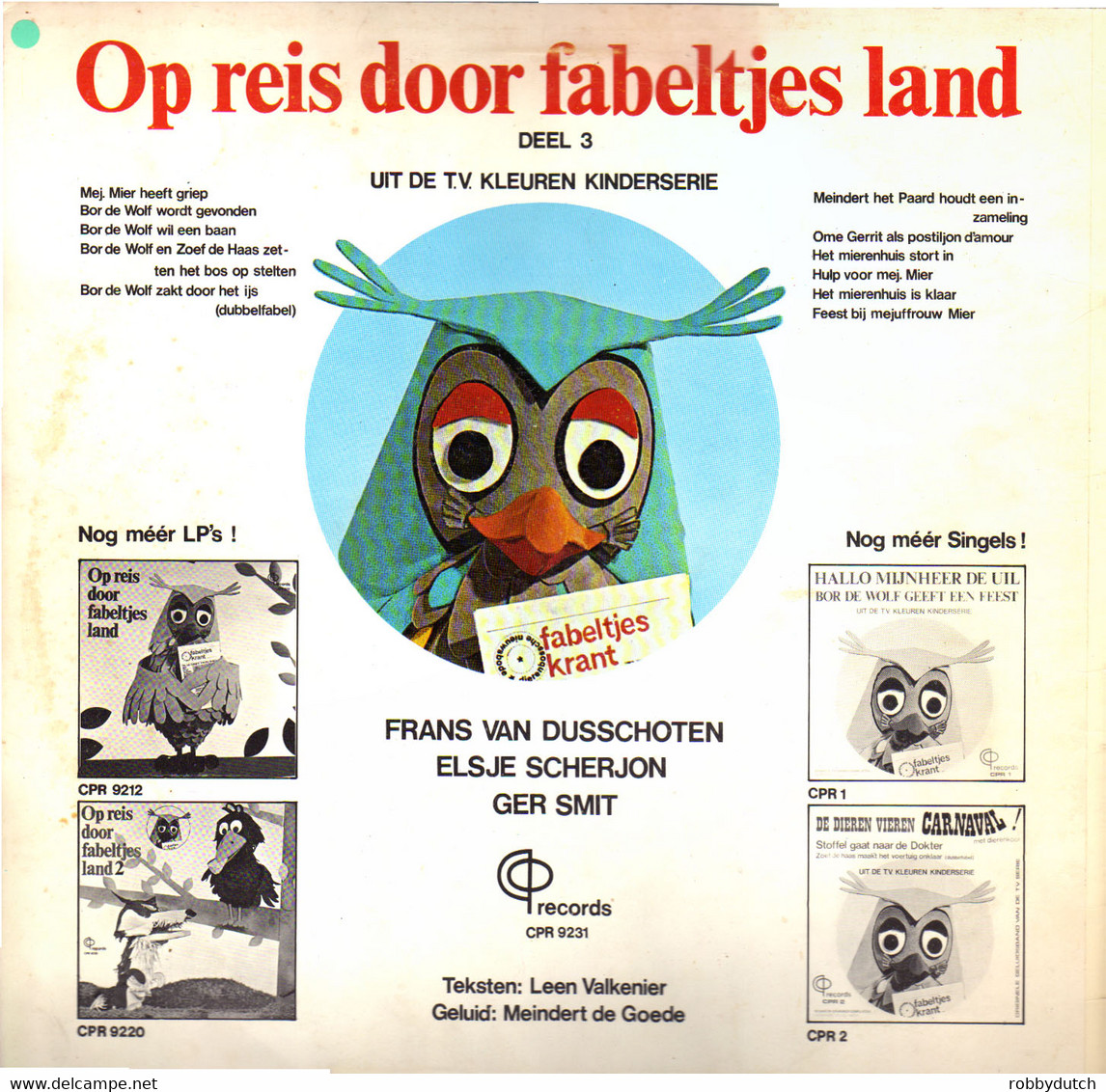 * LP * DE FABELTJESKRANT - OP REIS DOOR FABELTJESLAND 3 - Enfants