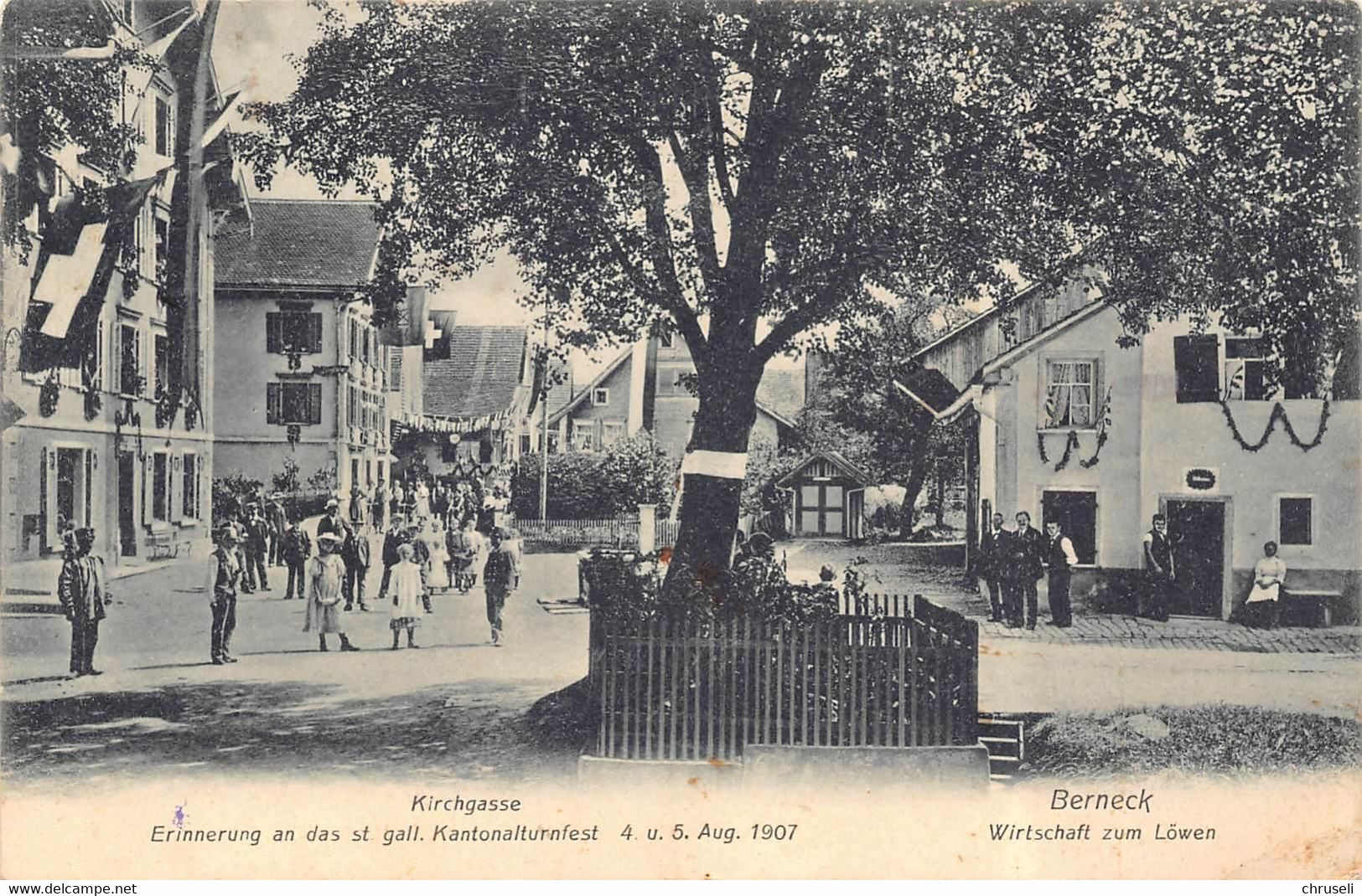 Berneck Kantonalturnfest  1907 - Berneck