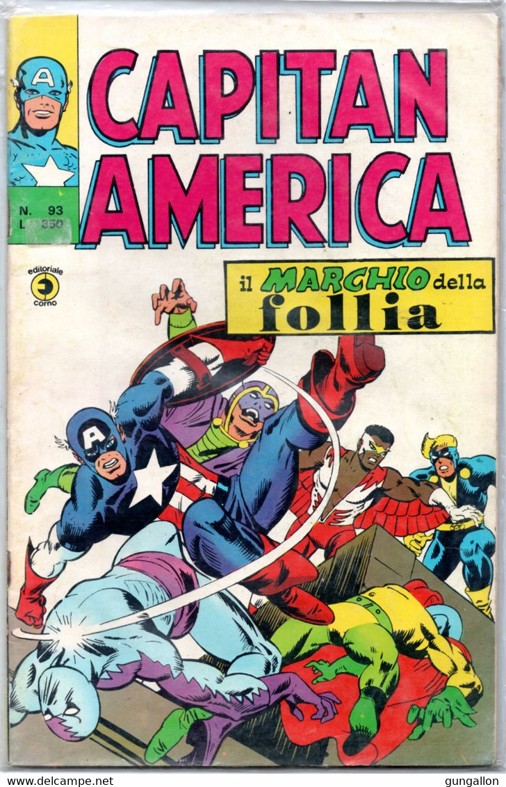 Capitan America (Corno 1976)  N. 93 - Super Heroes